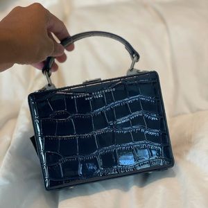 Brandon Blackwood | Mini Kendrick Trunk Navy Croc